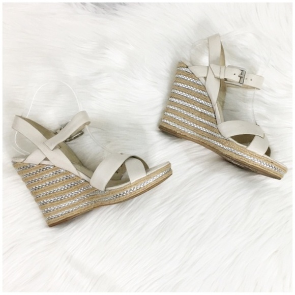 MICHAEL Michael Kors Shoes - Michael Kors Viola Espadrille Wedge Sandals 9M